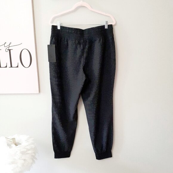 NWT 90 degree by Reflex black & grey animal print track pants, S or XL - Picture 14 of 15